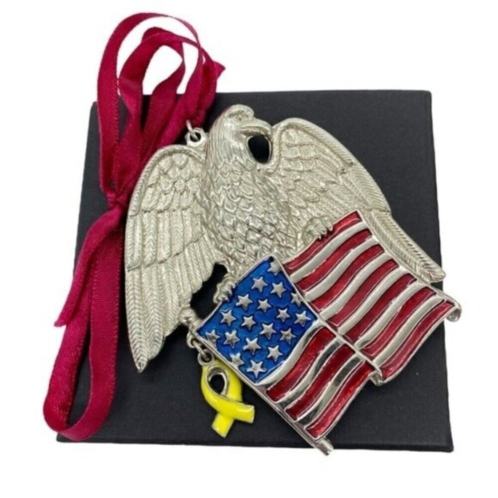 Gorham American Eagle Enamel Ornament - Picture 3 of 7